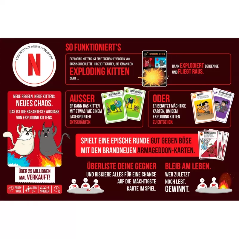Exploding Kittens - Good vs. Evil, Card Game