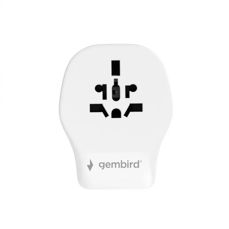 Wall travel adapter GEMBIRD TPA-1A2C20-02-W 20W — 1×USB-A + 2×USB-C, Type G plug, 100–250V, white