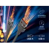 Tracer 47487 USB A - Type C M/M 1m Cable Grey