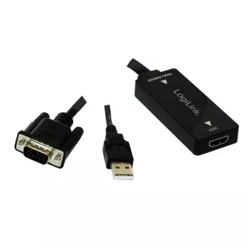 Video cable adapter LogiLink CV0060 Black