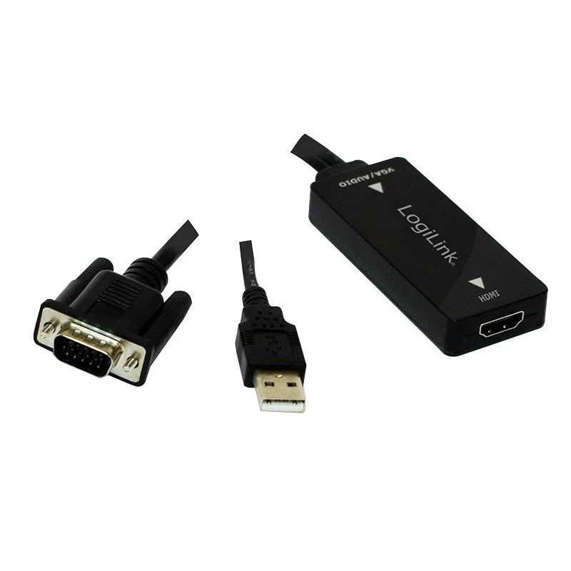 Video cable adapter LogiLink CV0060 Black