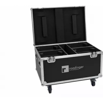 Flightcase Roadinger EYE-740 MK2 with Wheels – Roadinger transport case for lighting/control equipment