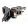 Network Cable DeLOCK RJ45 plug Cat.8.1 STP toolfree Black