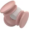 Handheld rolling massager Medisana AC 950 — cordless Li‑Ion, 2 power levels, ergonomic handles, 381 g, rose gold/white