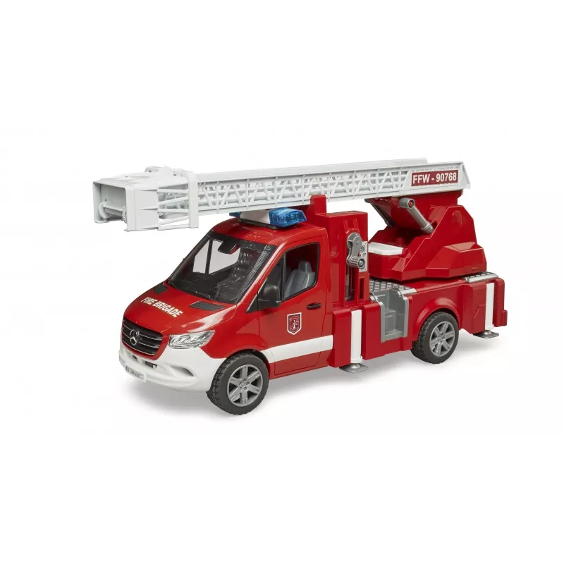 Fire truck BRUDER 02673 Red White ABS synthetics 4 years