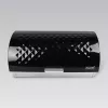 Countertop breadbox Maestro MR-1676 Black — stainless steel, hinged lid, 385×255×190 mm