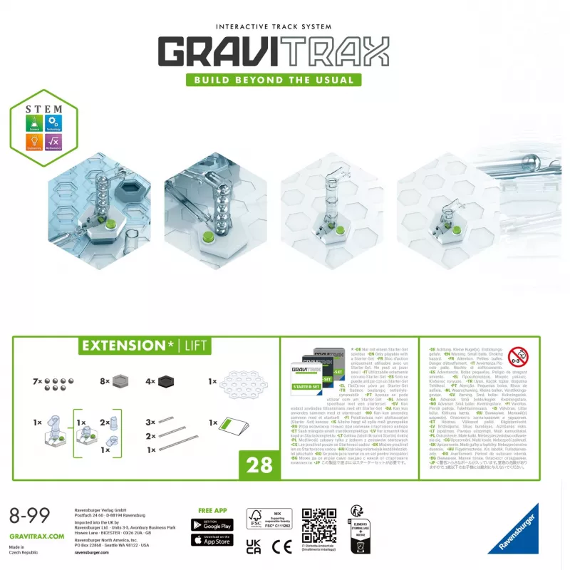 GraviTrax Extension Lift Ravensburger 22419 Multicolour