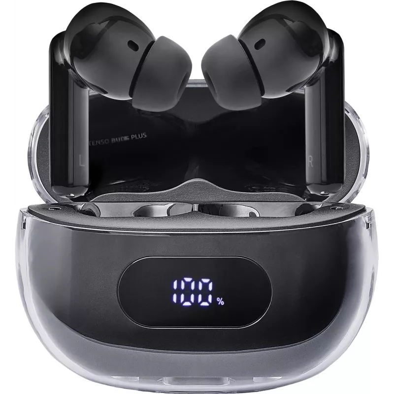 Intenso Buds Earphone Plus T310AE Black Headphones True Wireless Stereo (TWS) In-Ear calls/music/Sport/everyday use USB Type-C Bluetooth Black (3720310)