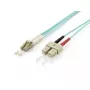 Equip LC/SC Fiber Optic Patch Cable, OM3, 0.5m, 0.5 m, OM3, LC, SC