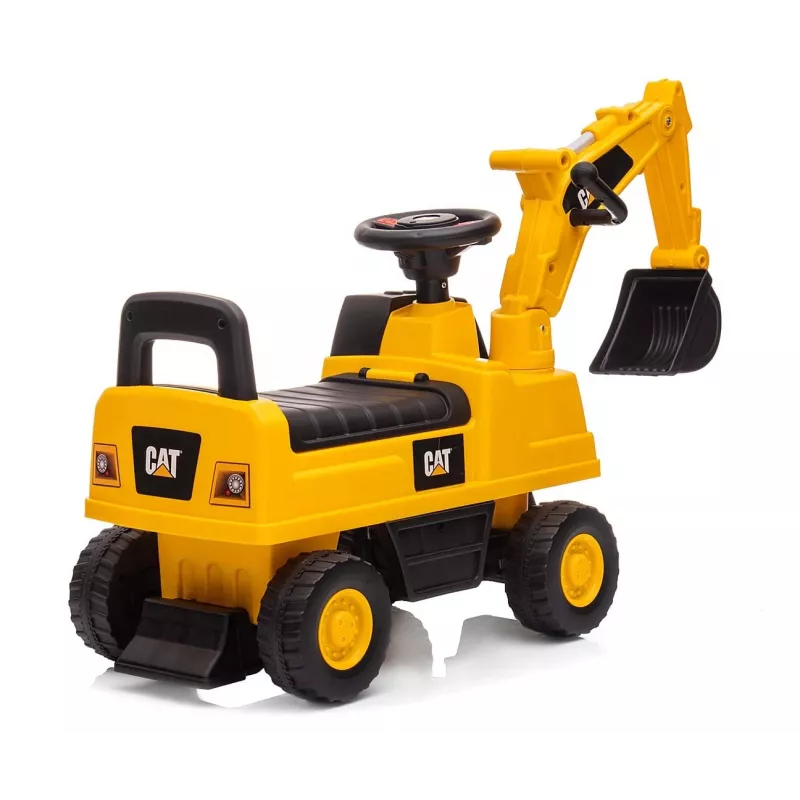 Ride-on excavator milly mally 5298 — children's ride-on toy with realistic design and sturdy construction