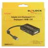 Cable DeLOCK 0.16m DisplayPort HDMI DVI Mini DisplayPort
