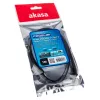 USB cable Akasa AK-CBUB46-10BK USB 3.2 Gen 2 1 m Black