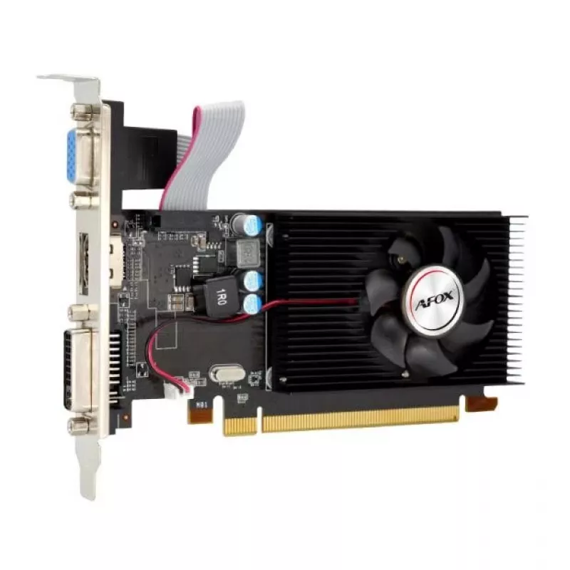 AFOX Radeon R5 230 1GB DDR3 Graphics Card, 64-bit, DVI/HDMI/VGA, Low Profile