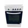 Gas cooker MPM MPM-54-KGF-21, 4-burner hob, 60 cm, gas, white, energy class A