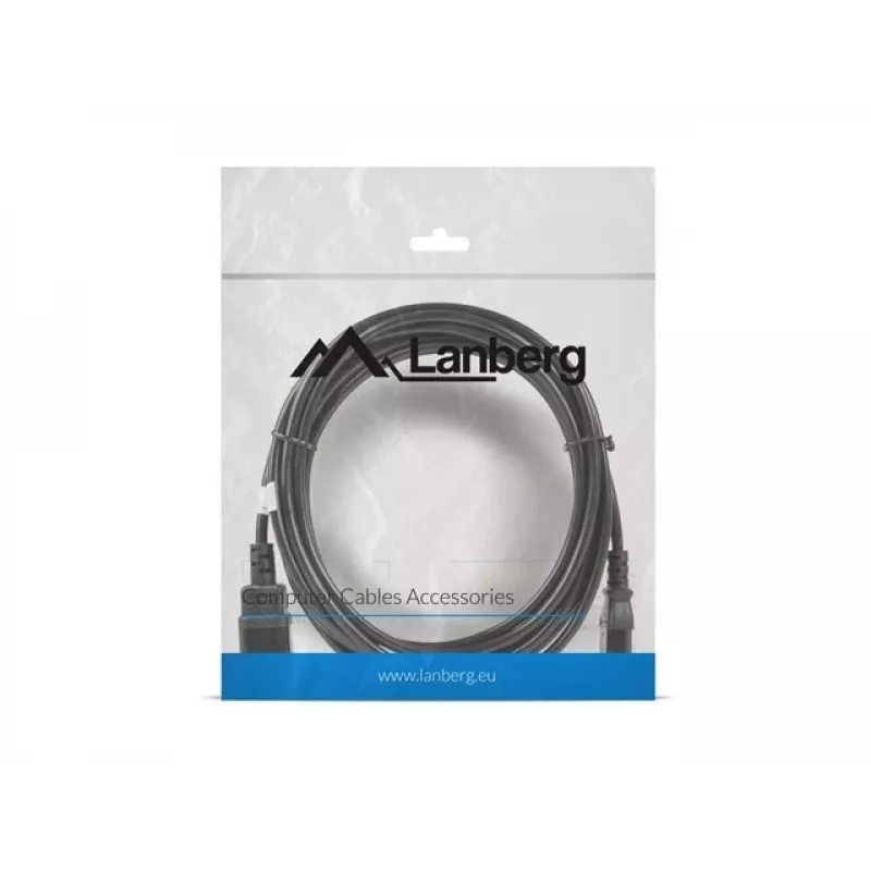 Lanberg C13- C14 Vde, 5m Cable Power Distiller (ca-c13e-11cc-0050-bk)