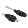 FireWire A/B Cable DeLOCK 82588 1.0m Grey
