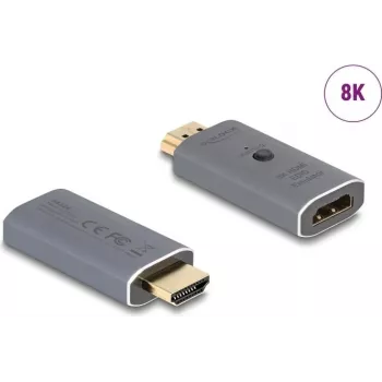 HDMI Gender Changer DeLOCK 64324 HDMI to HDMI Anthracite