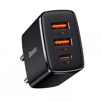 Baseus 30W USB Charger QC PD3.0 Type C PD Fast Charging Quick Phone Charger for iPhone 17 16 15 14 13 12 Pro Max Xiaomi Samsung