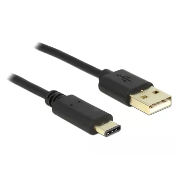 USB Cable DeLOCK 2m USB2.0-A/USB2.0-C Black
