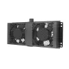 Cooling fan Extralink 2 FANS ROOF COOLING UNIT 220V AC Black Metal