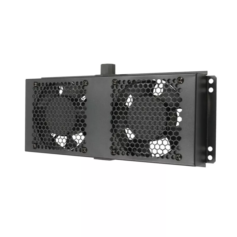 Cooling fan Extralink 2 FANS ROOF COOLING UNIT 220V AC Black Metal