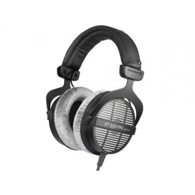 Studio headphones Beyerdynamic DT 990 PRO 250 Ω — closed circumaural, wired, 3 m cable, 96 dB, 5–35 kHz