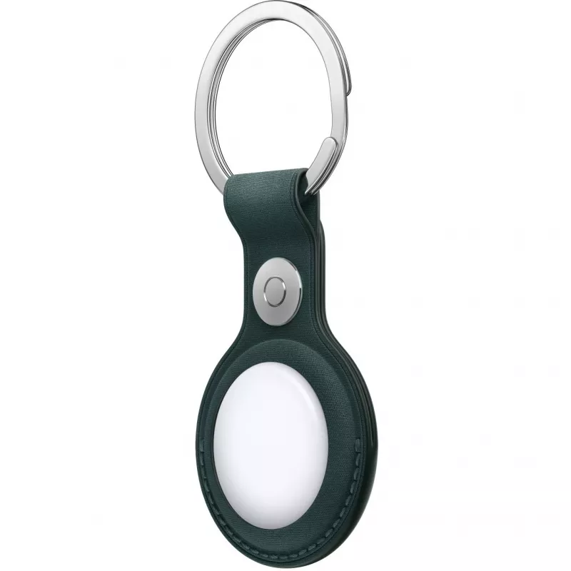 AirTag FineWoven Key Ring - Dark Green