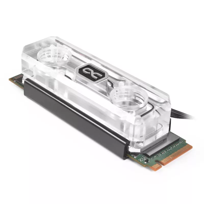 Alphacool HDX Apex M.2 2280 SSD Water Cooler, Acrylic aRGB