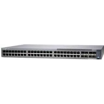 Juniper EX4100-F 48-Port 10/100/1000BaseT PoE+, 4x 10G SFP+ Uplink ports, 4x 10G SFP+ Stacking ports (optics sold separately) with StandardSW.TAA Compliant. (EX4100-F-48P)