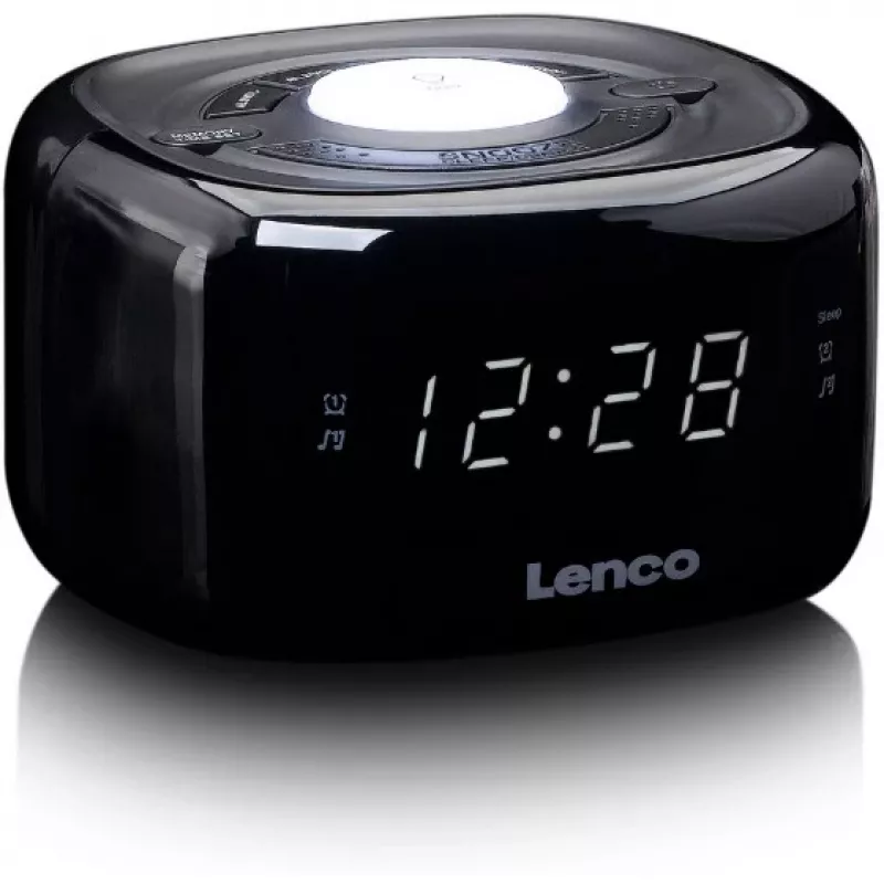 Lenco CR-12BK Radio Uhr Digital Black (CR-12)