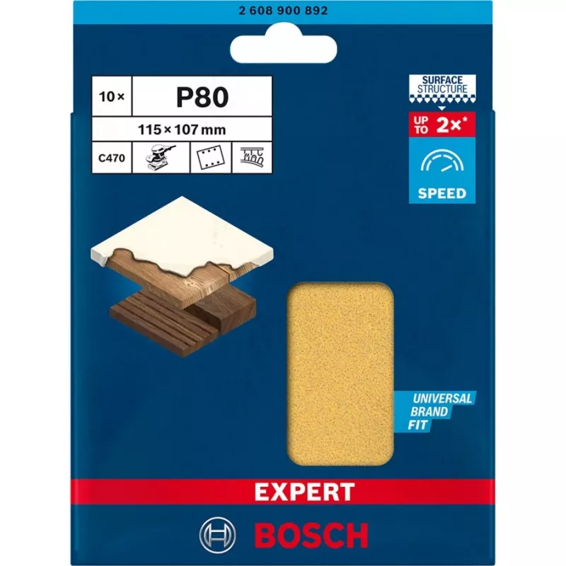 Bosch 2 608 900 892 rotary tool grinding/sanding supply Wood Sanding sheet