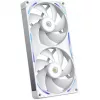 NZXT F280X RGB 140mm ARGB Case Fans - White, 2-Pack