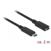 USB Cable DeLOCK SuperSpeed USB 3.2 Gen 1 2m USB C Black