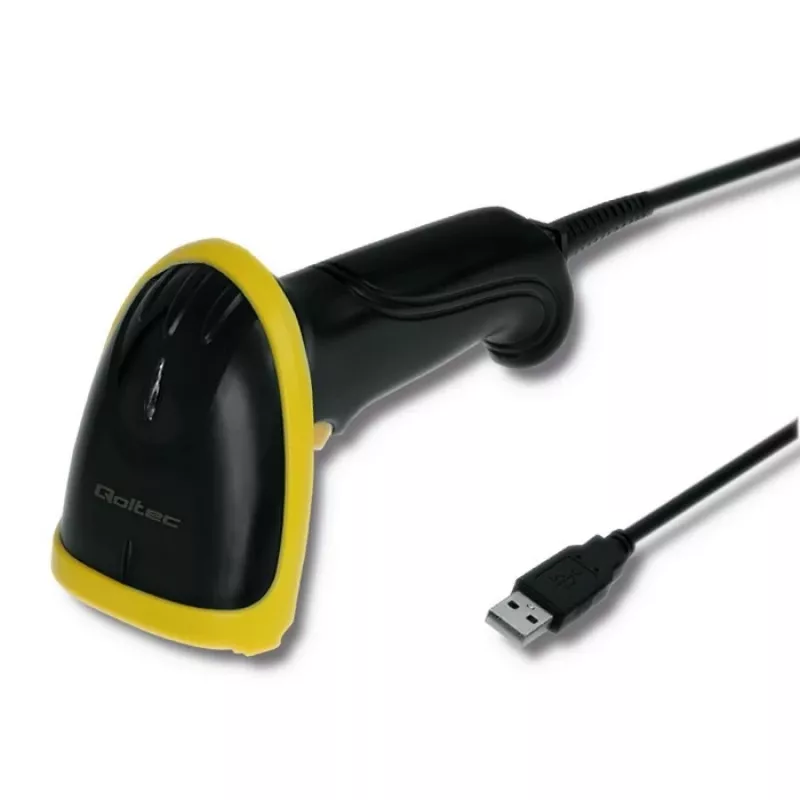 Handheld barcode reader Qoltec 50860