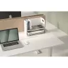 Digitus Desktop Organizer with Qi Charger Steel Grey White 1 Drawer