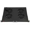 Fan panel Extralink 19 inch 4 fans with thermostat