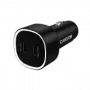 Car charger CANYON OnDrive 60 PD 60W 2xUSB-C — 60W power, 2 USB-C ports, black