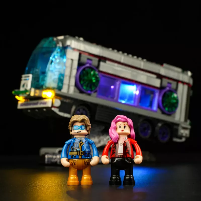 Cyberpunk Neoncity - Future Bus, Construction Toy