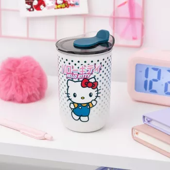Thermal travel mug Paladone PP13768HK Hello Kitty 400 ml stainless steel