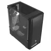 PC Case SAVIO Noctis Flow — Cube Mini‑ITX/Micro‑ATX/ATX, 3x120mm front, 1x120mm rear, 2x3.5 inch + 3x2.5 inch bays, tempered glass