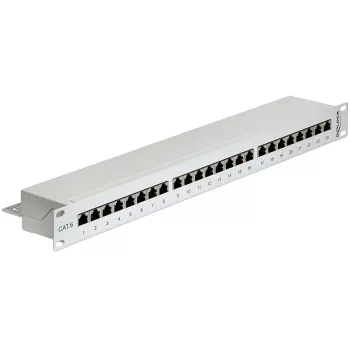 Patch panel DeLOCK 43300 1U RJ-45 Grey