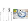 Espresso spoons Esmeyer Bettina set of 12, stainless steel, silver finish
