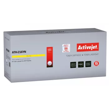 Toner cartridge ActiveJet ATH-216YN yellow, compatible with HP 216A (W2412A), 850 pages, single pack