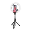 Selfie stick tripod Puluz TBD0595696701A with integrated LED light ring