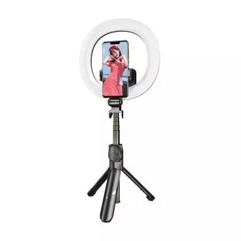Selfie stick tripod Puluz TBD0595696701A with integrated LED light ring
