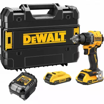 Cordless drill DeWalt DCD794D2T-QW 18V with 2x 2Ah batteries