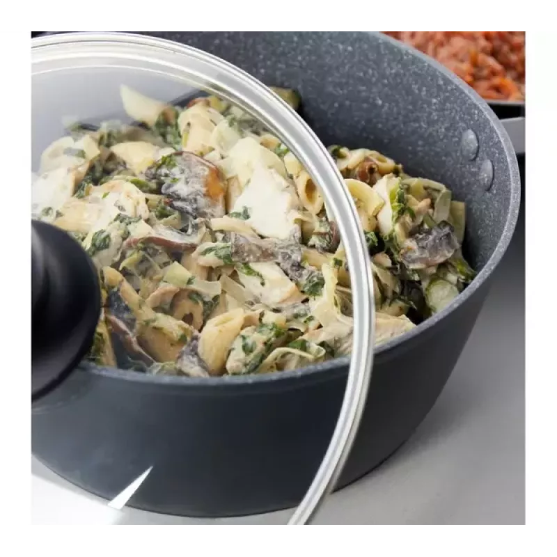 Five-piece Russell Hobbs pan set Metallic Marble RH02814EU7 — nonstick coating, assorted sizes