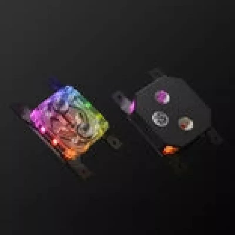 CPU Water Block BitsPower Summit ES AMD Edition — full-cover CPU cooler, black