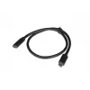 USB C to USB C cable LANBERG CA-USBE-20CC-0005-BK, USB 3.2 Gen 1 (5 Gbit/s), 0.5 m, black