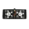Cooling fan Extralink 2 FANS ROOF COOLING UNIT 220V AC Black Metal